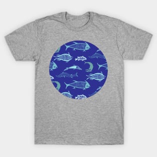 Ancient Fish - Mycenaean Art - Minoan Art T-Shirt